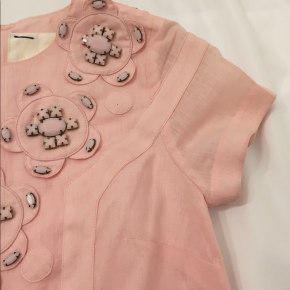 Pink linen shirt from Nordstrom size small - Picture 7 of 8